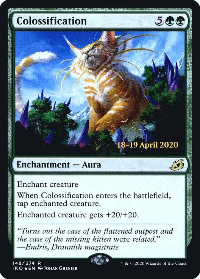 Magic: The Gathering MTG Single Colossification  [Ikoria: Lair of Behemoths Prerelease Promos]