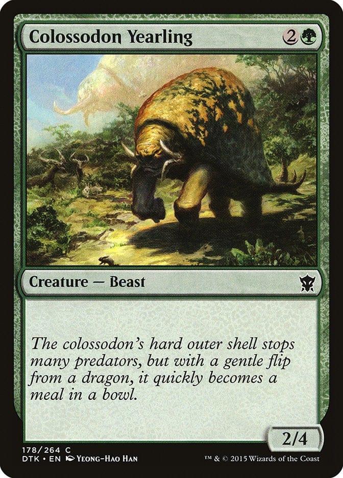 Magic: The Gathering MTG Single Colossodon Yearling [Dragons of Tarkir]