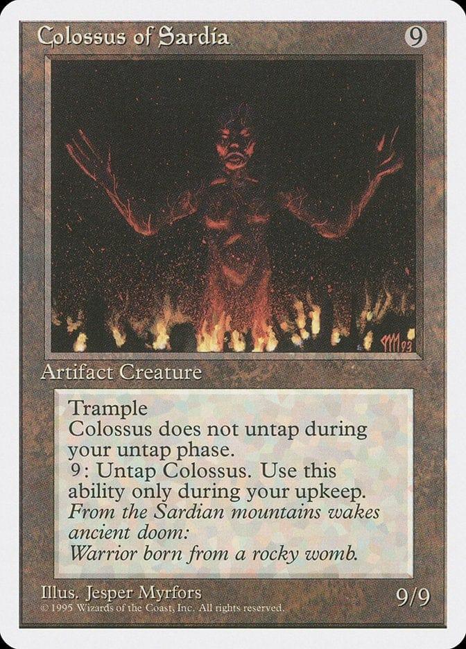 Magic: The Gathering MTG Single Colossus of Sardia [Fourth Edition]