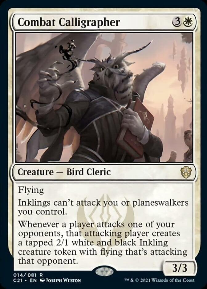 Magic: The Gathering MTG Single Combat Calligrapher [Commander 2021]