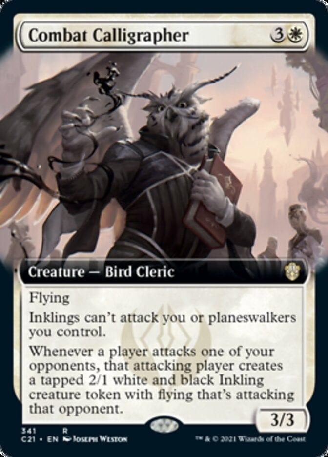 Magic: The Gathering MTG Single Combat Calligrapher (Extended) [Commander 2021]