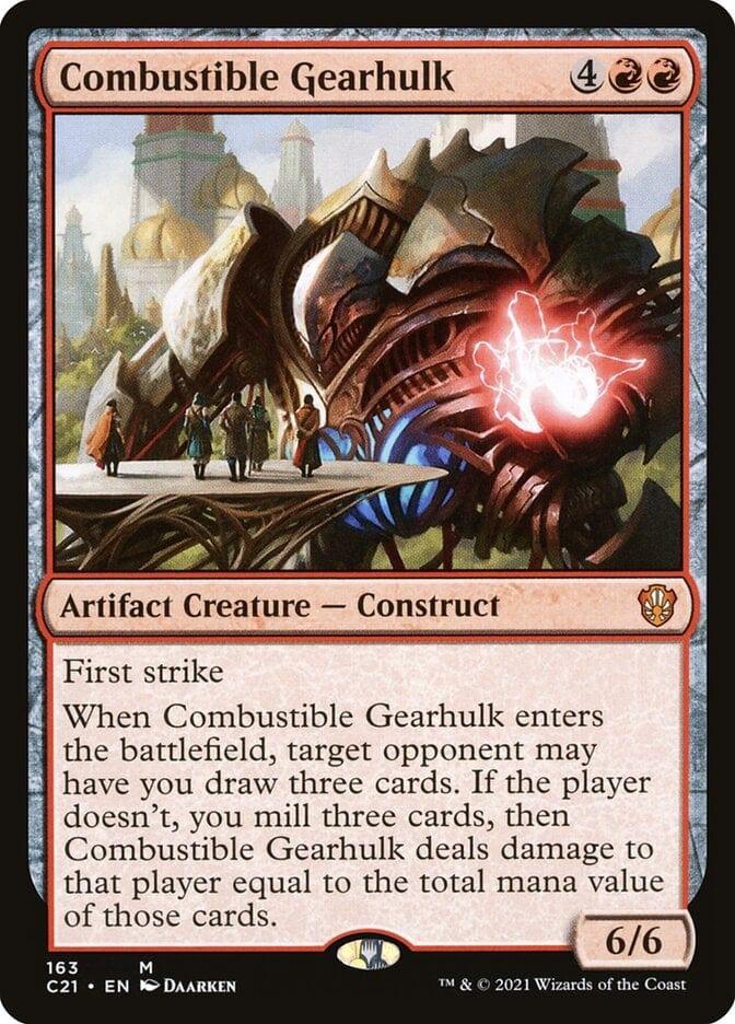 Magic: The Gathering MTG Single Combustible Gearhulk [Commander 2021]