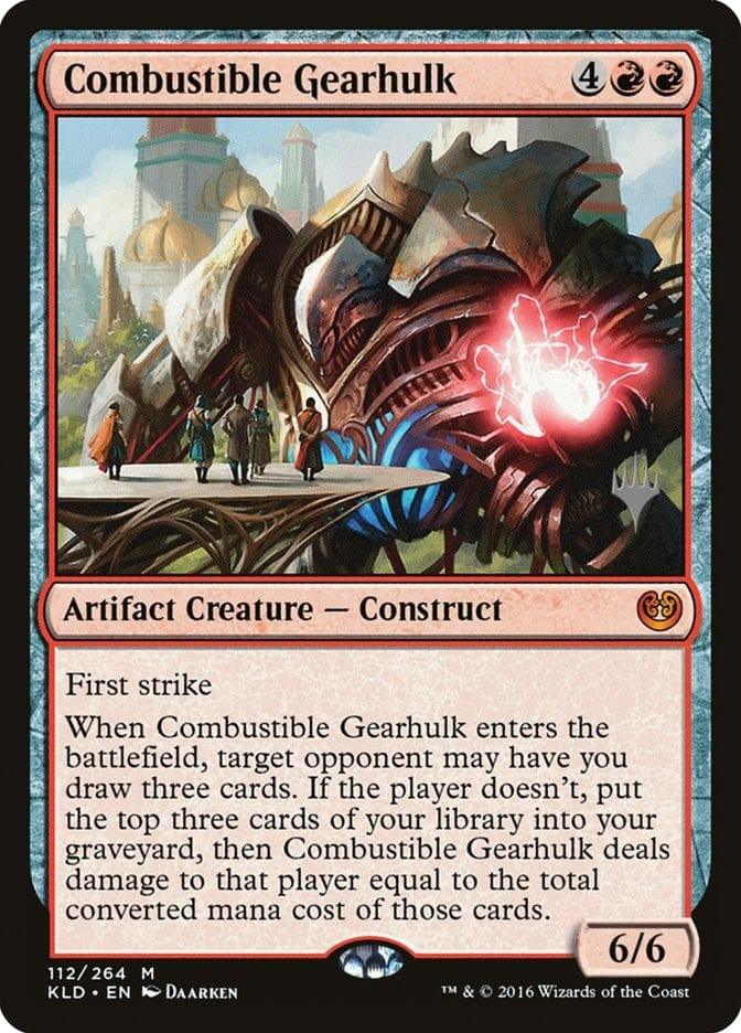 Magic: The Gathering MTG Single Combustible Gearhulk (Promo Pack) [Kaladesh Promos]