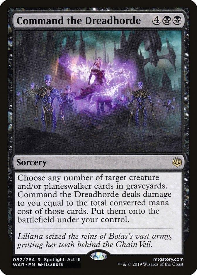 Magic: The Gathering MTG Single Command the Dreadhorde [War of the Spark]