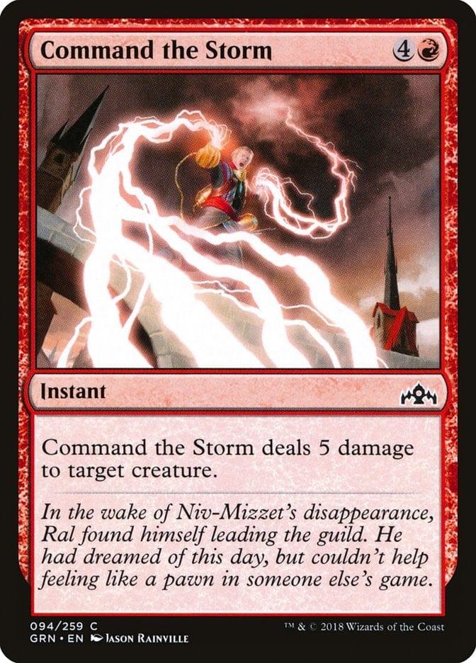 Magic: The Gathering MTG Single Command the Storm [Guilds of Ravnica]