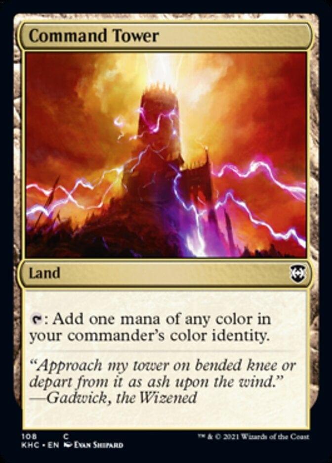 Magic: The Gathering MTG Single Command Tower [Kaldheim Commander]