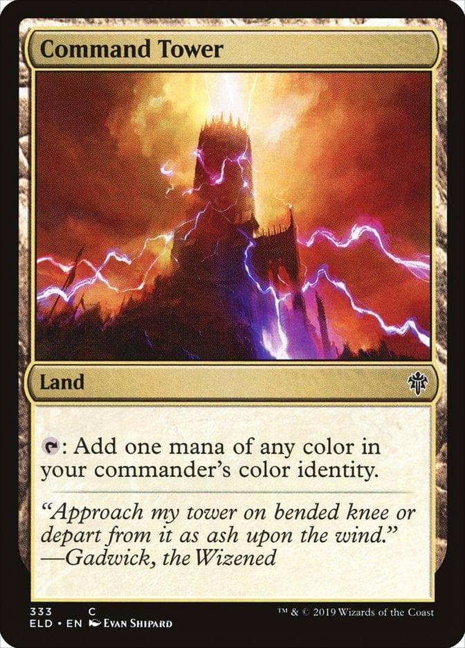 Magic: The Gathering MTG Single Command Tower [Throne of Eldraine]