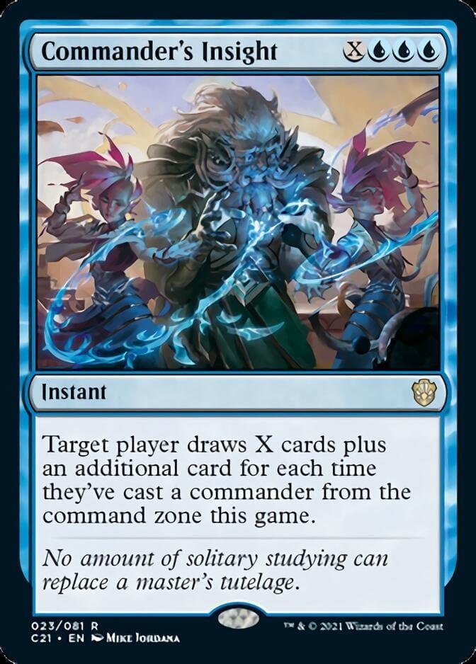 Magic: The Gathering MTG Single Commander's Insight [Commander 2021]