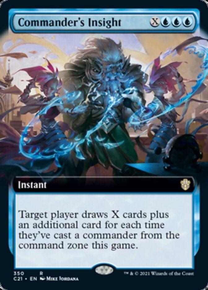 Magic: The Gathering MTG Single Commander's Insight (Extended) [Commander 2021]