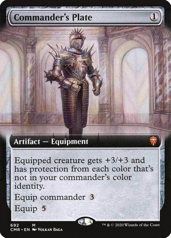 Magic: The Gathering MTG Single Commander's Plate (Extended) [Commander Legends Extended]