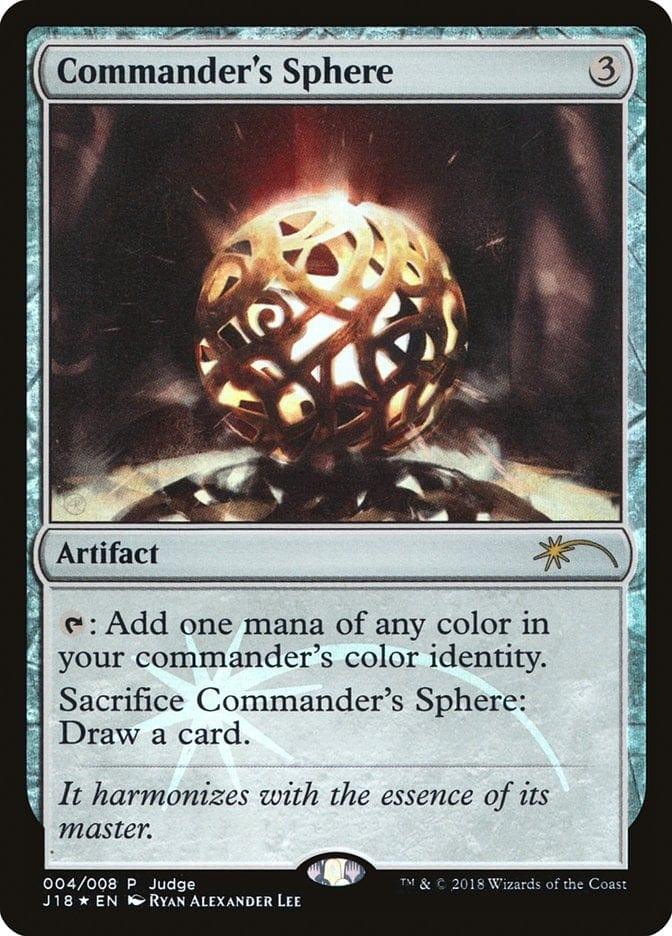 Magic: The Gathering MTG Single Commander's Sphere [Judge Gift Cards 2018]