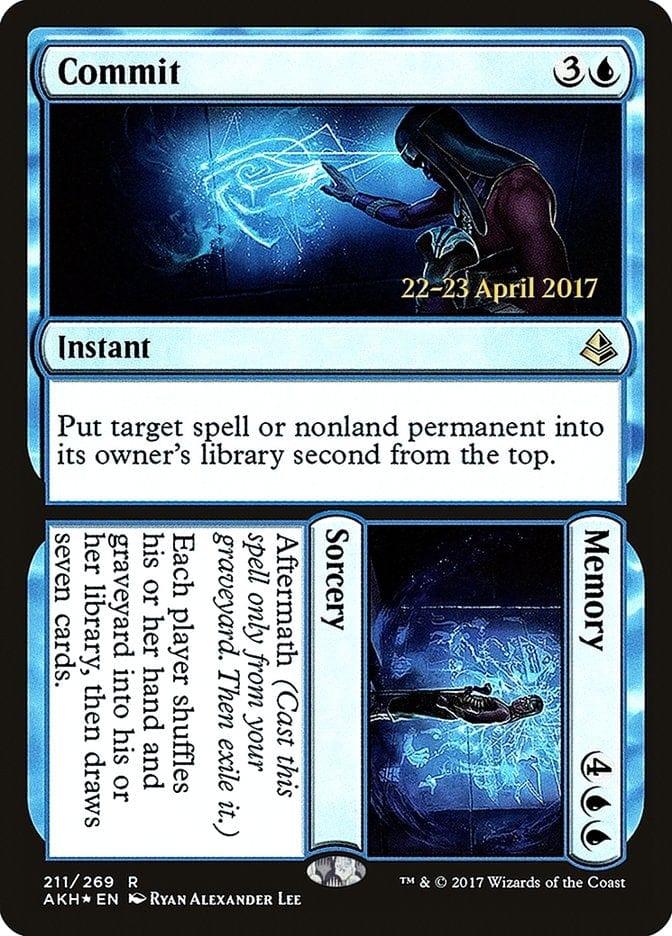 Magic: The Gathering MTG Single Commit // Memory  [Amonkhet Prerelease Promos]