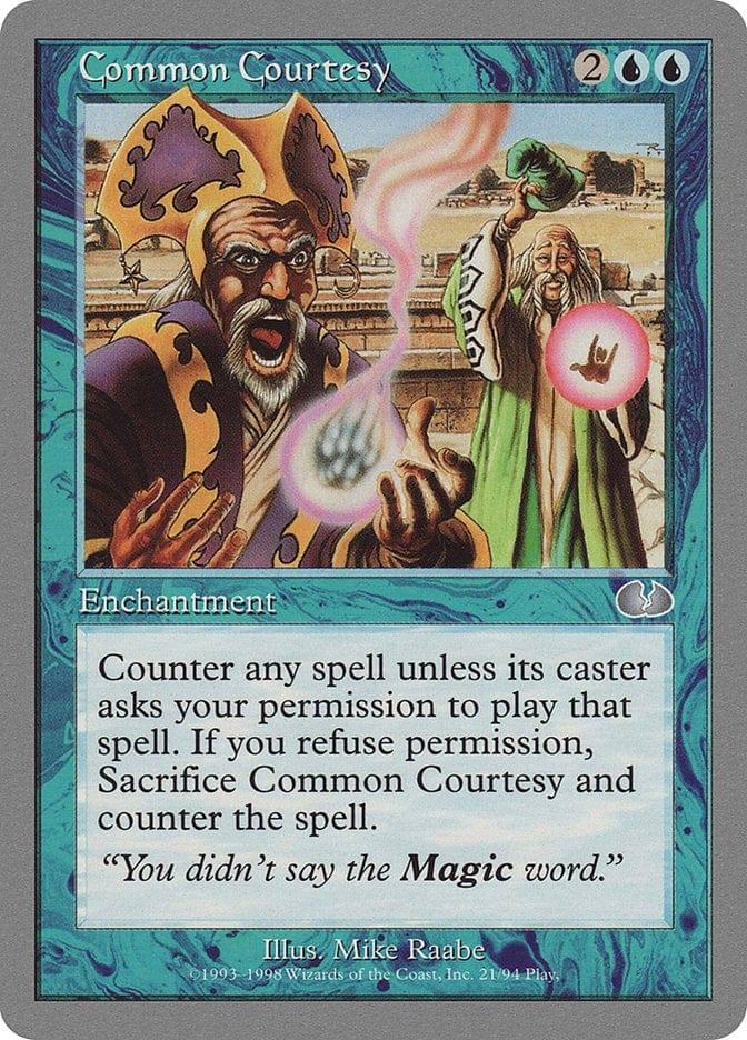 Magic: The Gathering MTG Single Common Courtesy [Unglued]