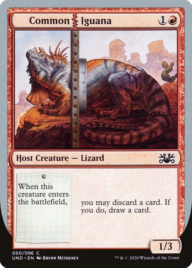 Magic: The Gathering MTG Single Common Iguana [Unsanctioned]