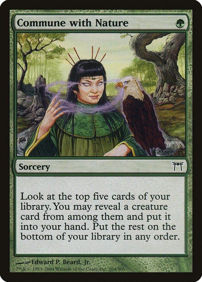 Magic: The Gathering MTG Single Commune with Nature [Champions of Kamigawa]