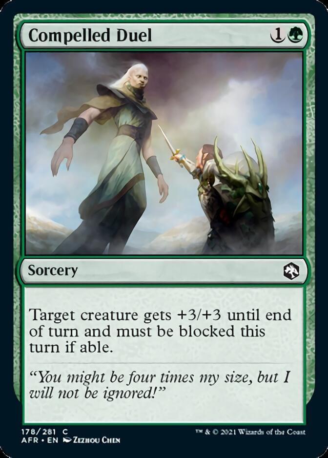 Magic: The Gathering MTG Single Compelled Duel [Dungeons & Dragons: Adventures in the Forgotten Realms]