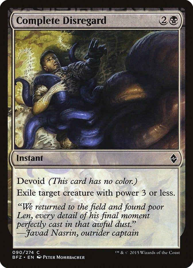 Magic: The Gathering MTG Single Complete Disregard [Battle for Zendikar]