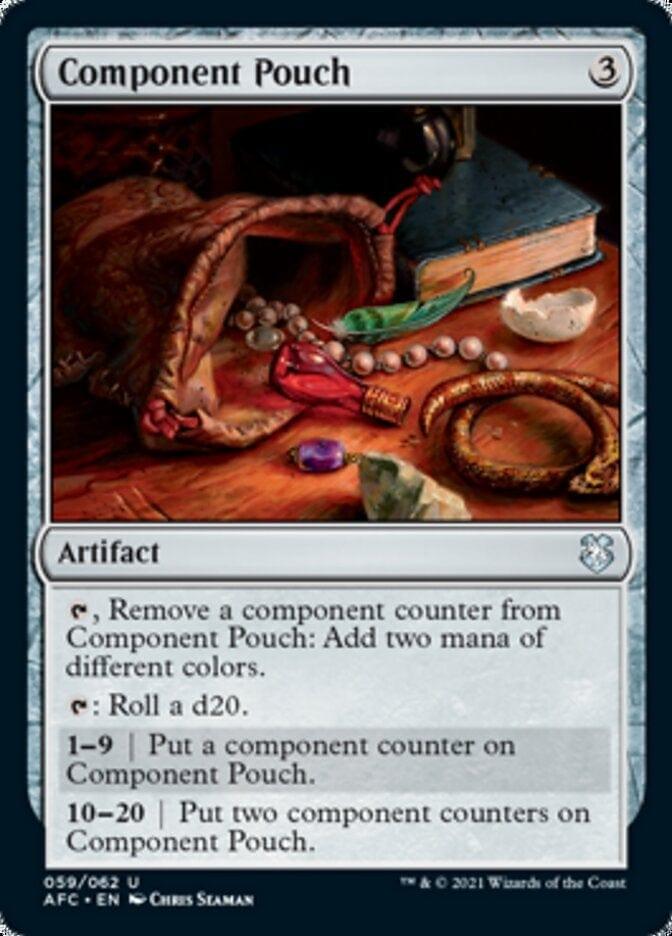 Magic: The Gathering MTG Single Component Pouch [Dungeons & Dragons: Adventures in the Forgotten Realms Commander]