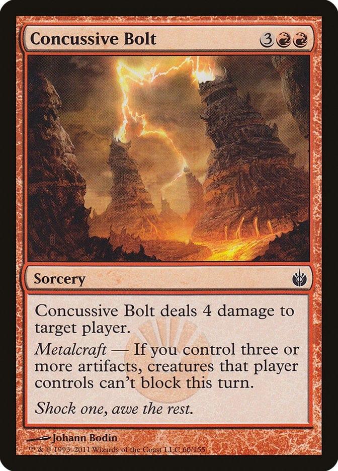 Magic: The Gathering MTG Single Concussive Bolt [Mirrodin Besieged]