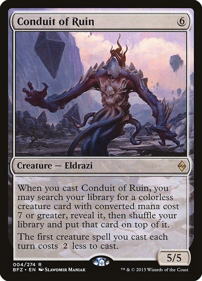 Magic: The Gathering MTG Single Conduit of Ruin [Battle for Zendikar]