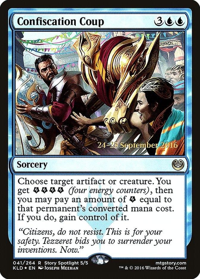 Magic: The Gathering MTG Single Confiscation Coup  [Kaladesh Prerelease Promos]