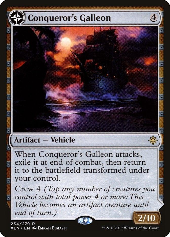 Magic: The Gathering MTG Single Conqueror's Galleon // Conqueror's Foothold [Ixalan]