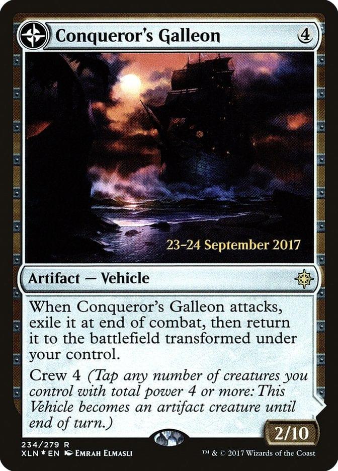 Magic: The Gathering MTG Single Conqueror's Galleon // Conqueror's Foothold  [Ixalan Prerelease Promos]
