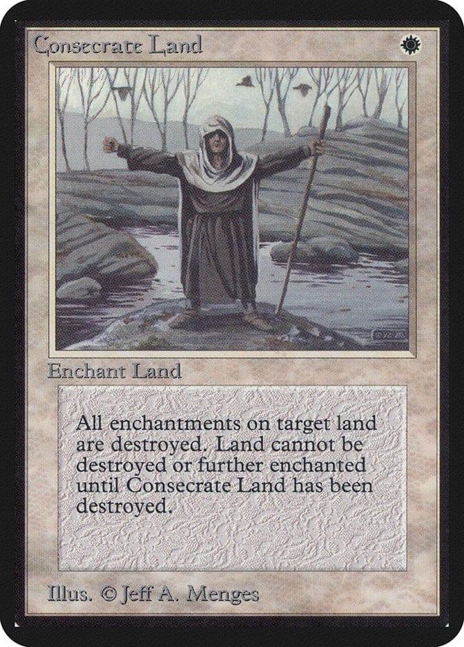 Magic: The Gathering MTG Single Consecrate Land [Limited Edition Alpha]