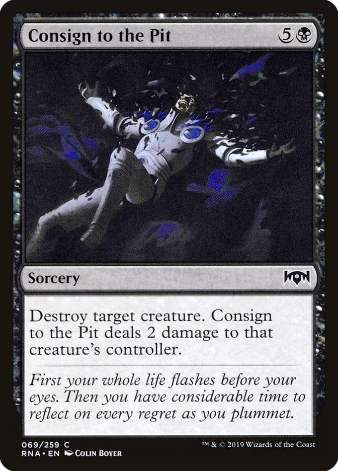 Magic: The Gathering MTG Single Consign to the Pit [Ravnica Allegiance]
