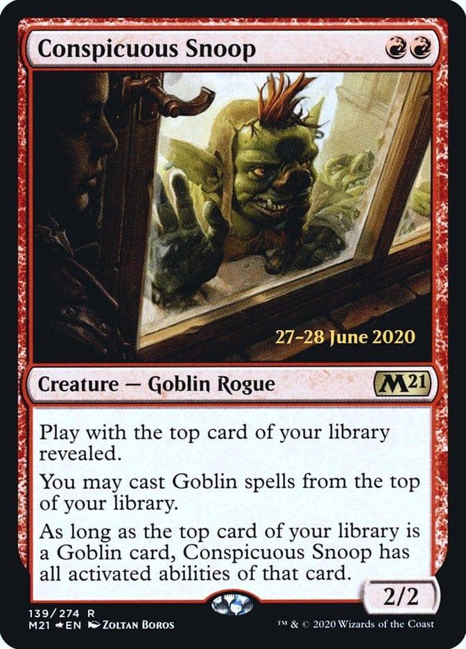 Magic: The Gathering MTG Single Conspicuous Snoop  [Core Set 2021 Prerelease Promos]