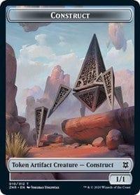 Magic: The Gathering MTG Single Construct // Illusion Double-sided Token [Zendikar Rising]