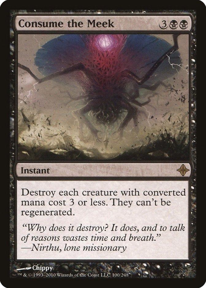 Magic: The Gathering MTG Single Consume the Meek [Rise of the Eldrazi]
