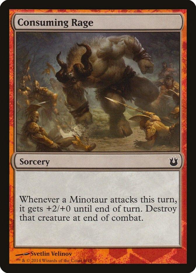 Magic: The Gathering MTG Single Consuming Rage [Born of the Gods Hero's Path]