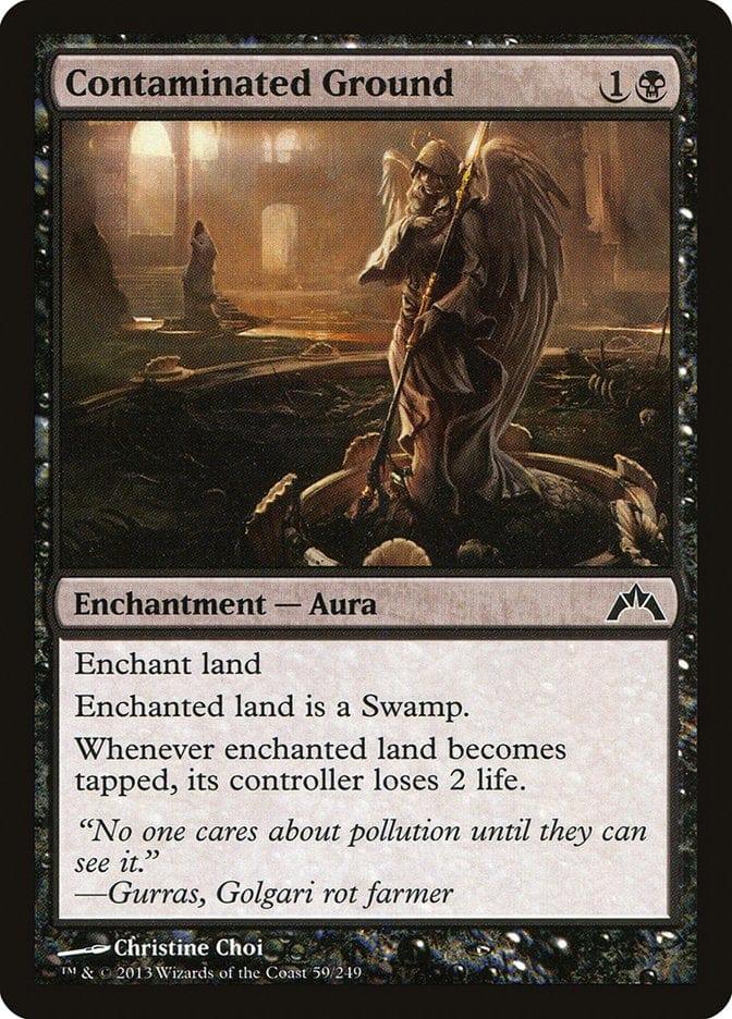Magic: The Gathering MTG Single Contaminated Ground [Gatecrash]