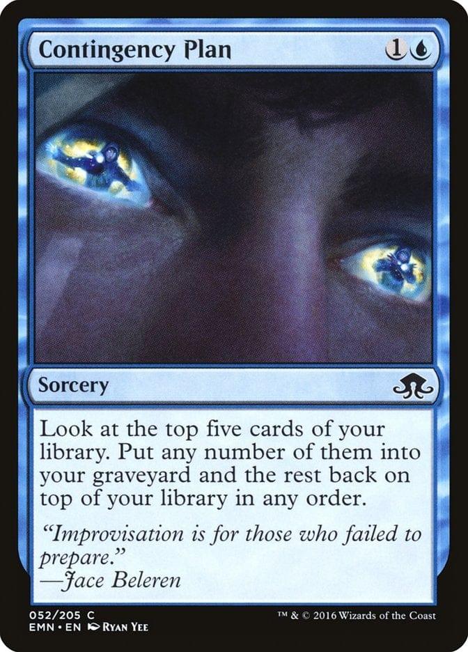 Magic: The Gathering MTG Single Contingency Plan [Eldritch Moon]