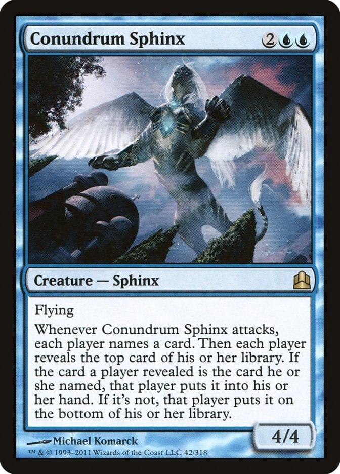 Magic: The Gathering MTG Single Conundrum Sphinx [Commander 2011]