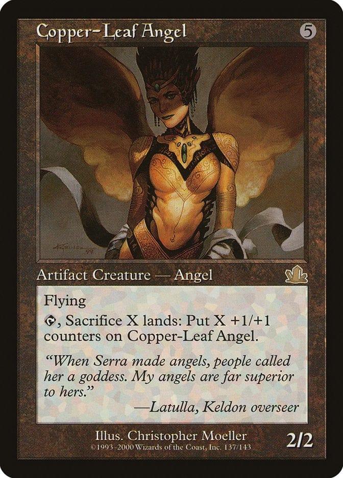 Magic: The Gathering MTG Single Copper-Leaf Angel [Prophecy]