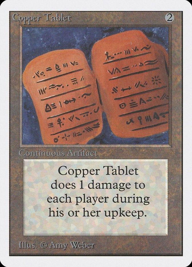 Magic: The Gathering MTG Single Copper Tablet [Unlimited Edition]