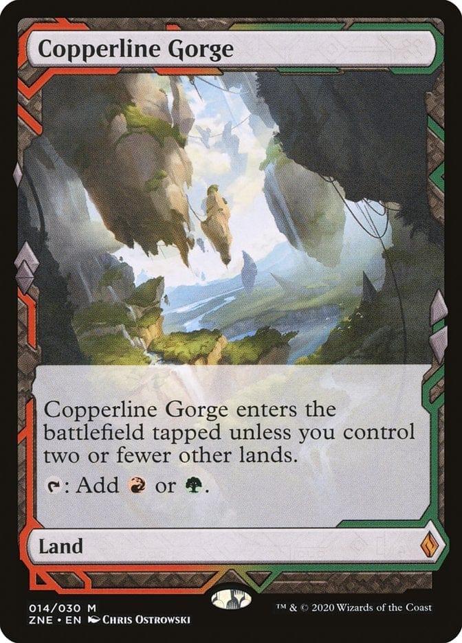 Magic: The Gathering MTG Single Copperline Gorge (Expeditions) [Zendikar Rising Expeditions]