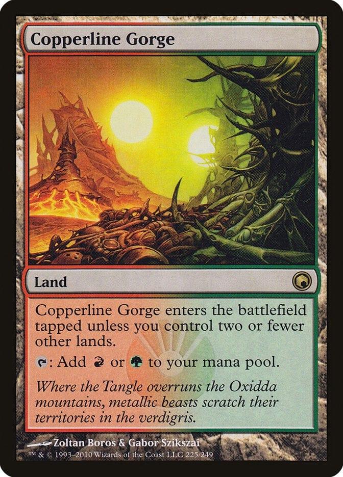 Magic: The Gathering MTG Single Copperline Gorge [Scars of Mirrodin]