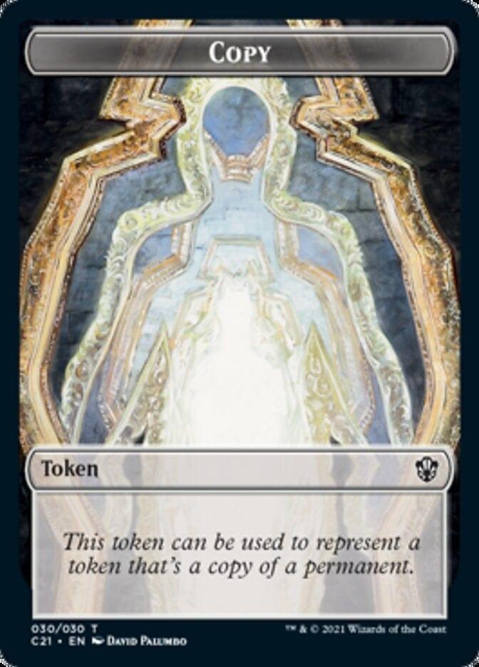 Magic: The Gathering MTG Single Copy // Fractal Token [Commander 2021 Tokens]