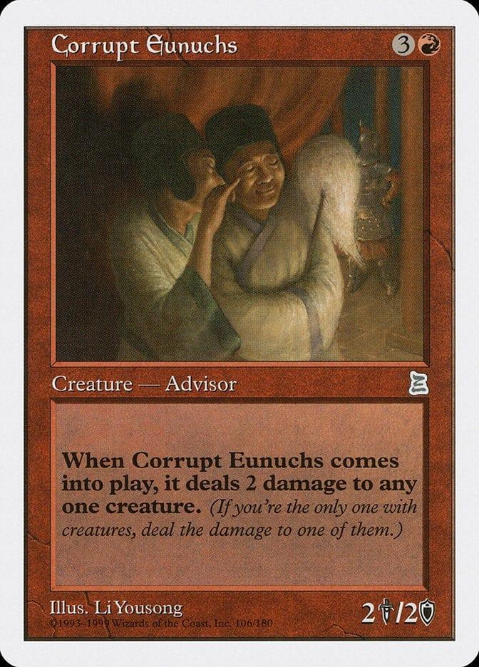 Magic: The Gathering MTG Single Corrupt Eunuchs [Portal Three Kingdoms]