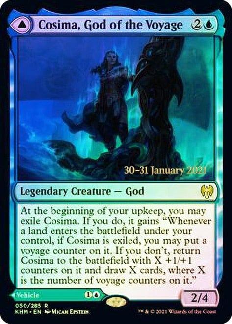 Magic: The Gathering MTG Single Cosima, God of the Voyage // The Omenkeel  [Kaldheim Prerelease Promos]