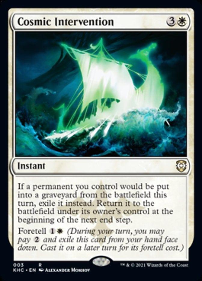 Magic: The Gathering MTG Single Cosmic Intervention [Kaldheim Commander]