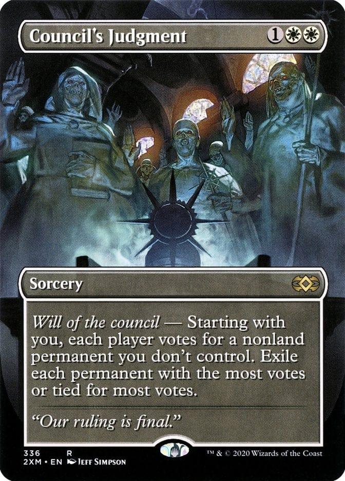 Magic: The Gathering MTG Single Council's Judgment (Toppers) [Double Masters Extended Art]