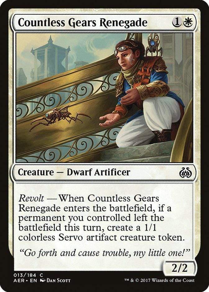 Magic: The Gathering MTG Single Countless Gears Renegade [Aether Revolt]