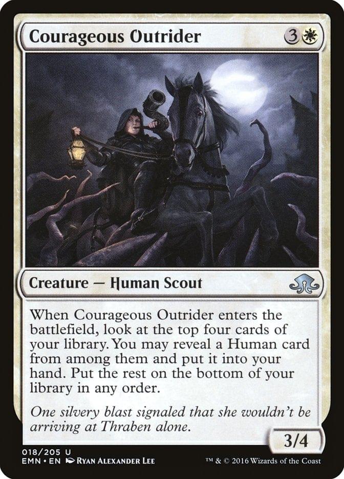 Magic: The Gathering MTG Single Courageous Outrider [Eldritch Moon]