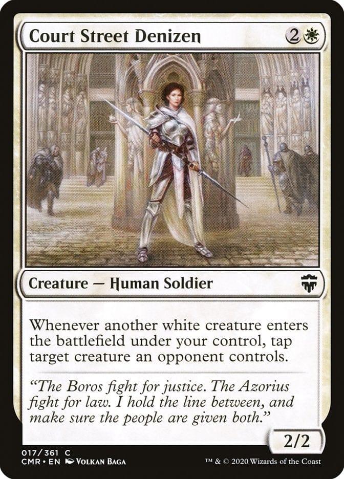 Magic: The Gathering MTG Single Court Street Denizen [Commander Legends]