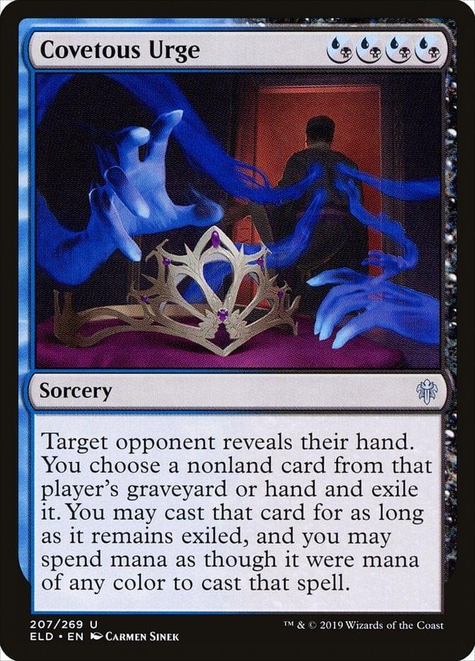 Magic: The Gathering MTG Single Covetous Urge [Throne of Eldraine]