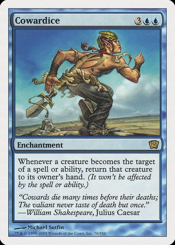 Magic: The Gathering MTG Single Cowardice [Ninth Edition]